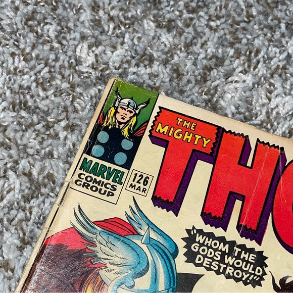 KEY 1966 MARVEL THOR - 1st Title Issue! - Stan Lee Silver Age Comic #126 - Picture 3 of 11